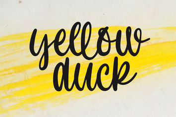 Yellow Duck - Bouncy Handwritten Script Font