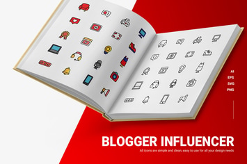 Blogger Influencer - Icons