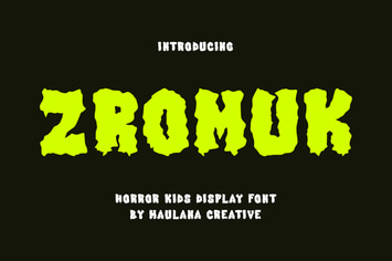 Zromuk Kids Game Font