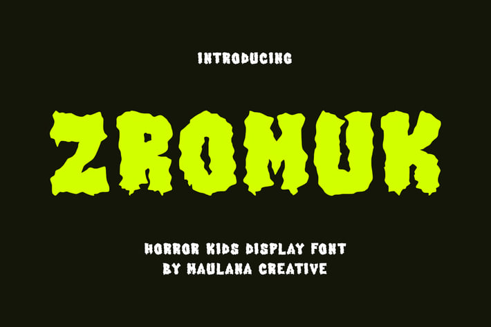 Zromuk Kids Game Font