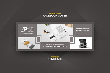 Creative Studio Facebook Cover template