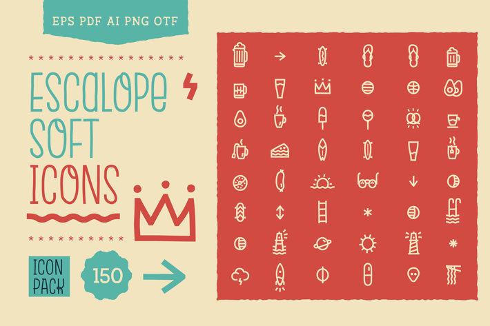 Escalope Soft Icons