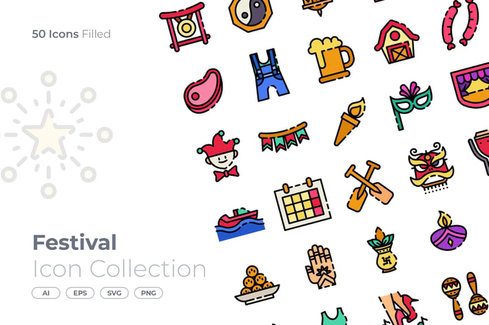 Festival Filled Icon