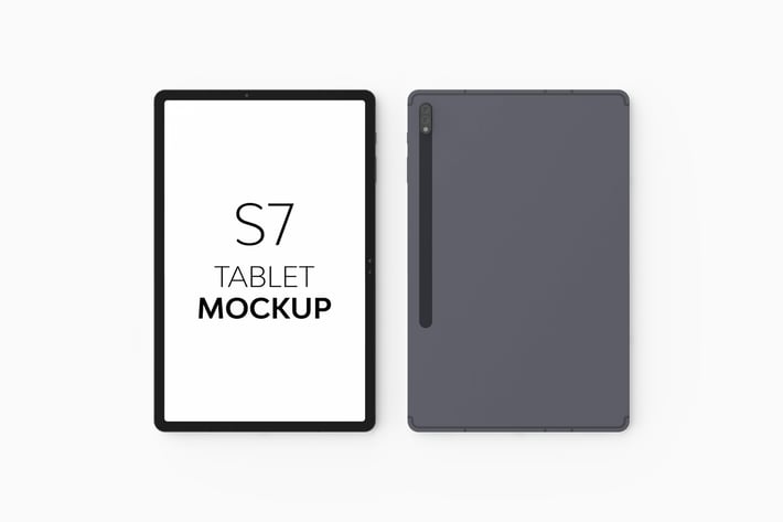 S7 Tablet Mockup