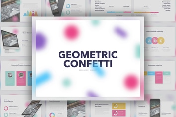 Geometric Confetti PowerPoint Template