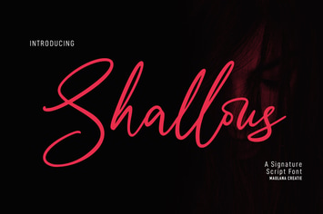 Shallous Script Font