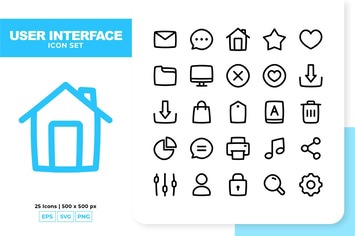 User Interface Icon Set