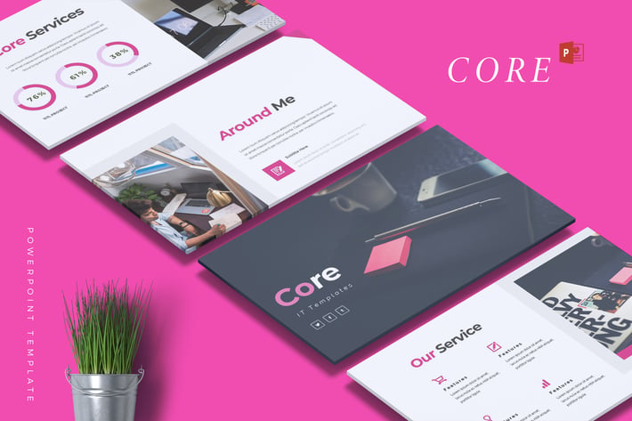 CORE - IT Company Powerpoint Template