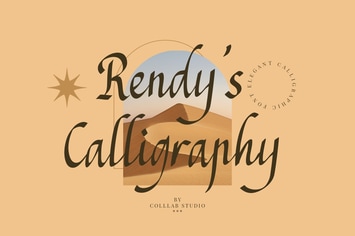 Rendy's Calligraphy - A Fashionable Font