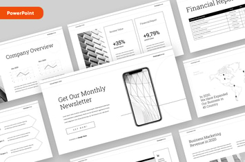 REPORT - Corporate Annual Report Powerpoint 