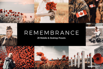 20 Remembrance Lightroom Presets & LUTs
