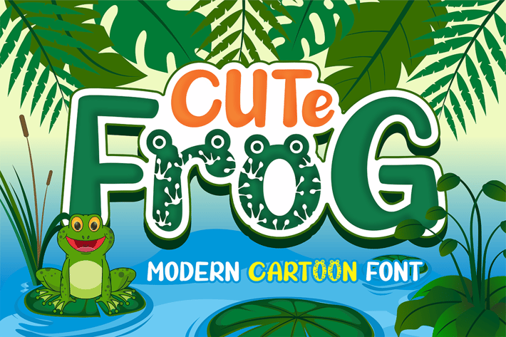 Cute Frog - Craf Font