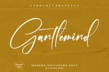 Gantlemind Modern Signature Font
