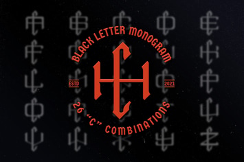 C Black Letter Monogram Logo Vol.3