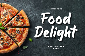 Food Delight Script and Handwritten  Font