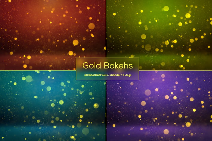 Gold Bokeh Backgrounds
