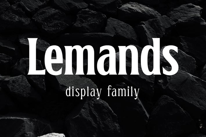 Lemands - Display Typeface