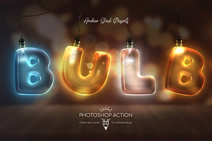 Light Bulb - Photoshop Action