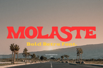 Molaste Retro Font