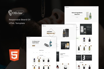 Olivine - Beard Oil HTML Template