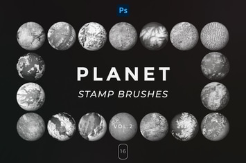Planet Stamp Brushes Vol.2