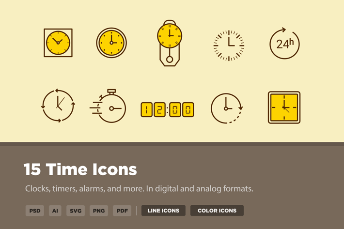 15 Time Icons