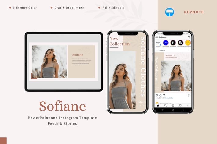 Sofiane - Keynote & Instagram Template