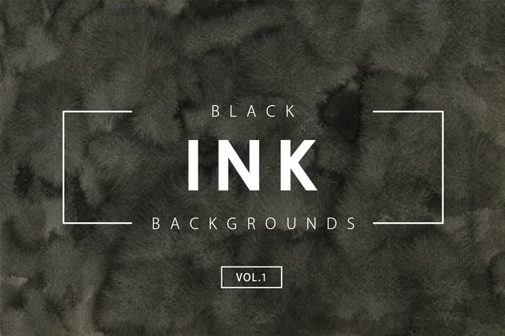 Black Ink Backgrounds Vol.1