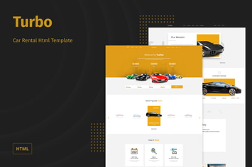 Turbo - Car Rental HTML Template