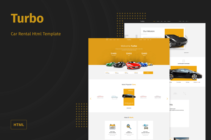 Turbo - Car Rental HTML Template
