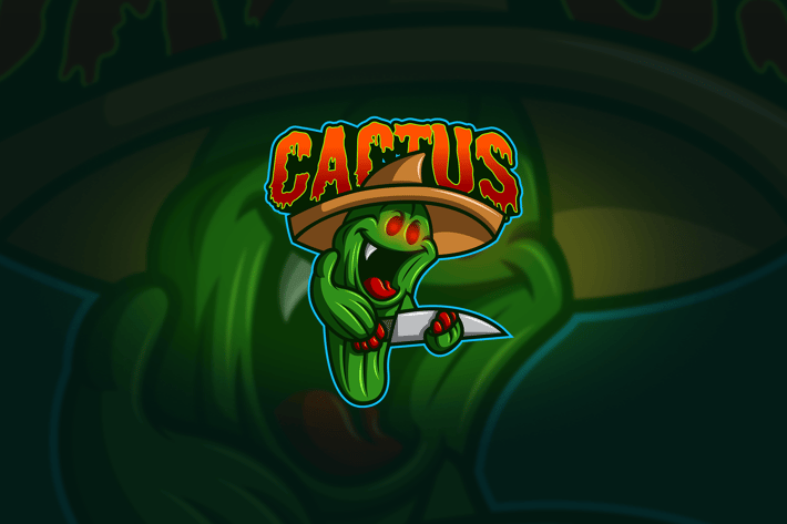 Cactus - Mascot & Esport Logo