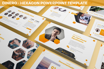 Dinero - Hexagon Powerpoint Template