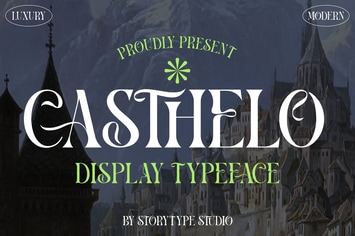 Casthelo Display Typeface Font
