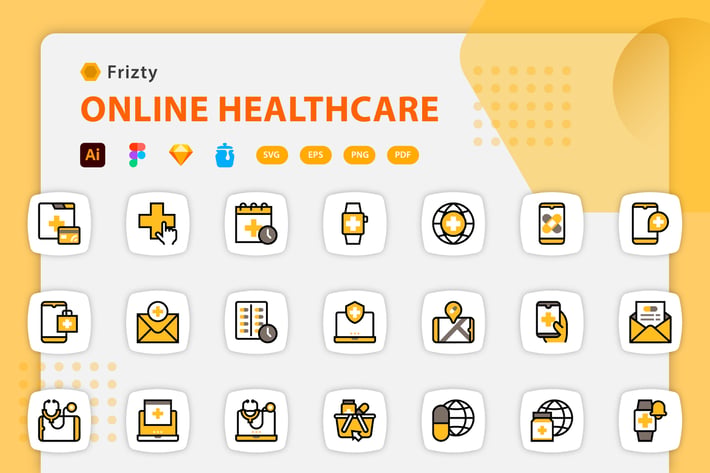 Fristy - Online Healthcare Icons