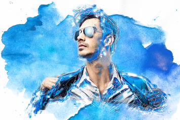 Lively Photoshop Action
