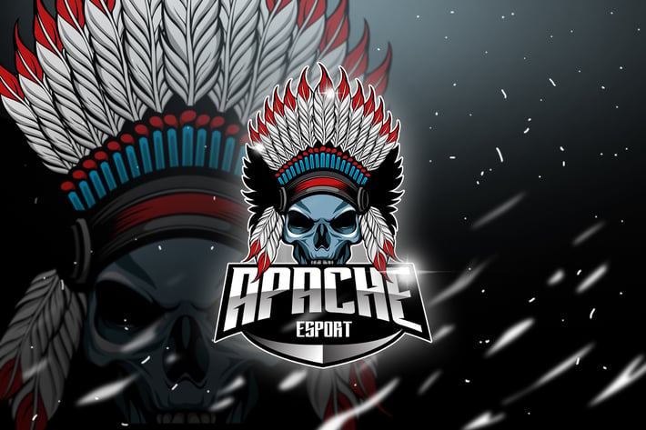 Apache - Mascot & Esport Logo