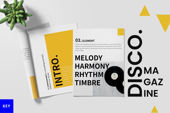 Disco - Magazine Keynote Template