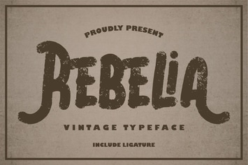 Rebelia | Vintage Typeface 