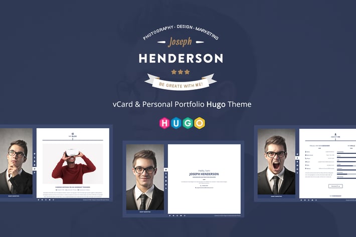 Henderson - vCard & Personal Portfolio Hugo Theme