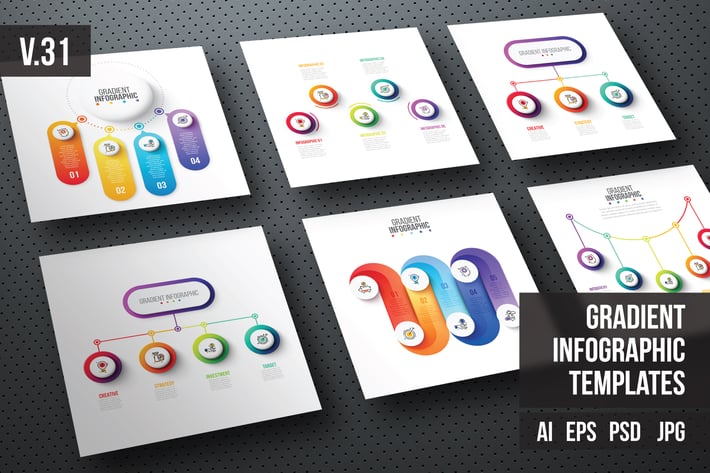 Infographics template set v.31