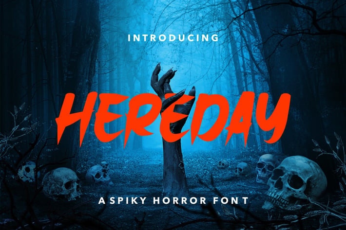 Hereday Horror Font