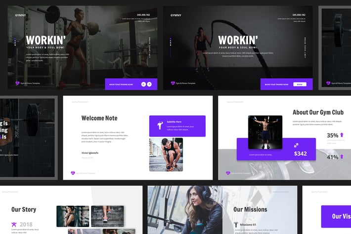 Gym & Fitness Powerpoint Presentation