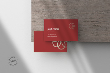 Realistic Business Card Mockup