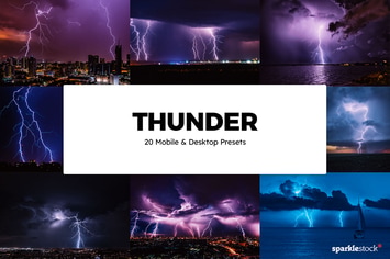 20 Thunder Lightroom Presets & LUTs