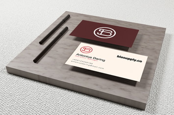 YDM Modern Business Card Mockup