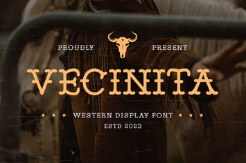 Vecinita - Western Display Font