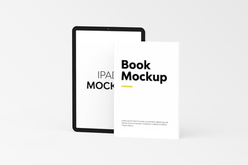 Book & iPad Mockup