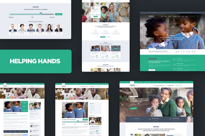 Helping Hands - Charity / NonProfit HTML Template