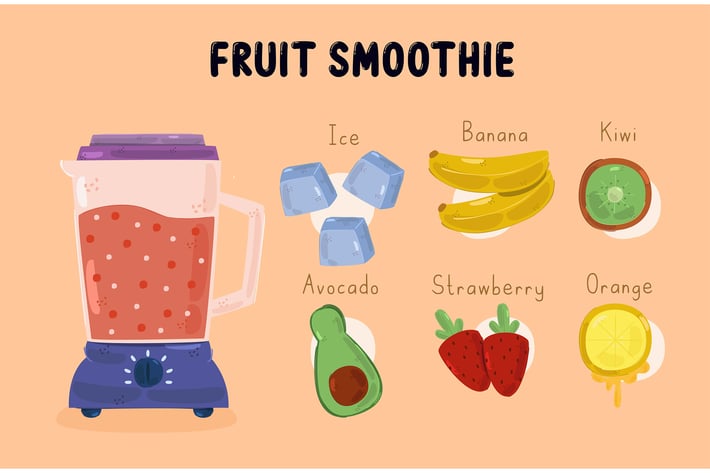 Smoothies Blender Illustration