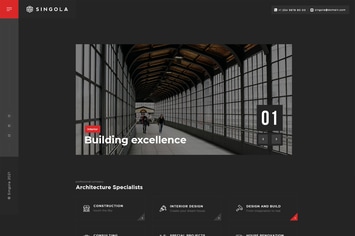 Singola - Single Pager PSD Template